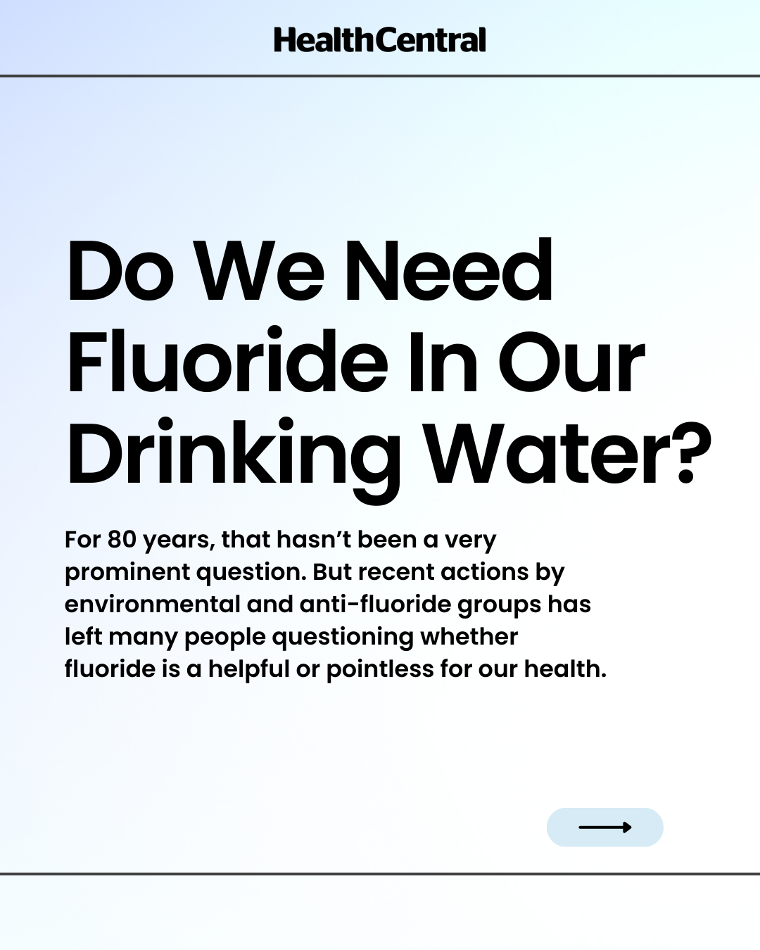 Do we need Fluoride