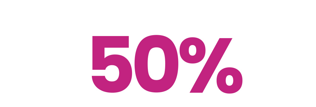 50%