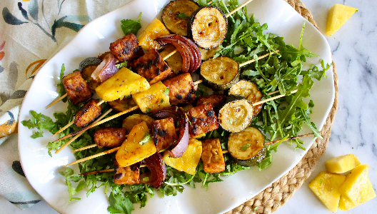 BBQ Tempeh Skewers