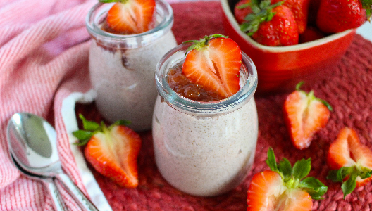 Blended Berry Chia Pudding