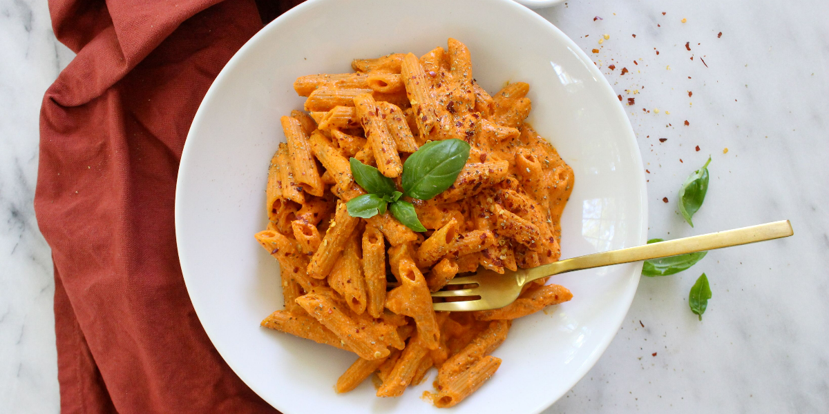 Creamy Roasted Red Pepper Pasta