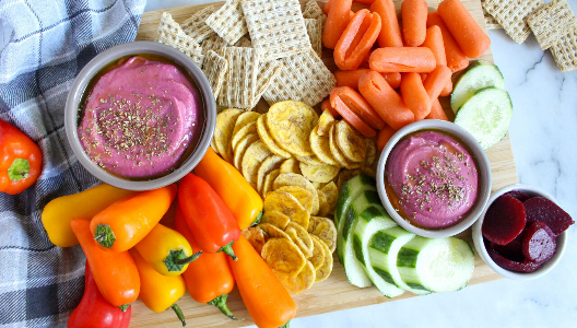 Grab a Veggie and Dig Into This Beet Hummus