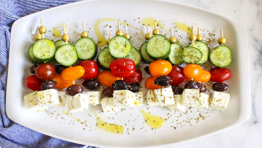 Greek Salad Skewers