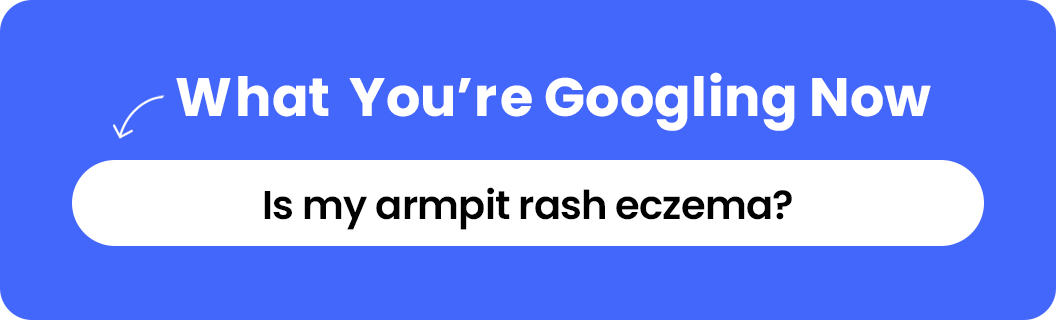 is my armpit rash eczema