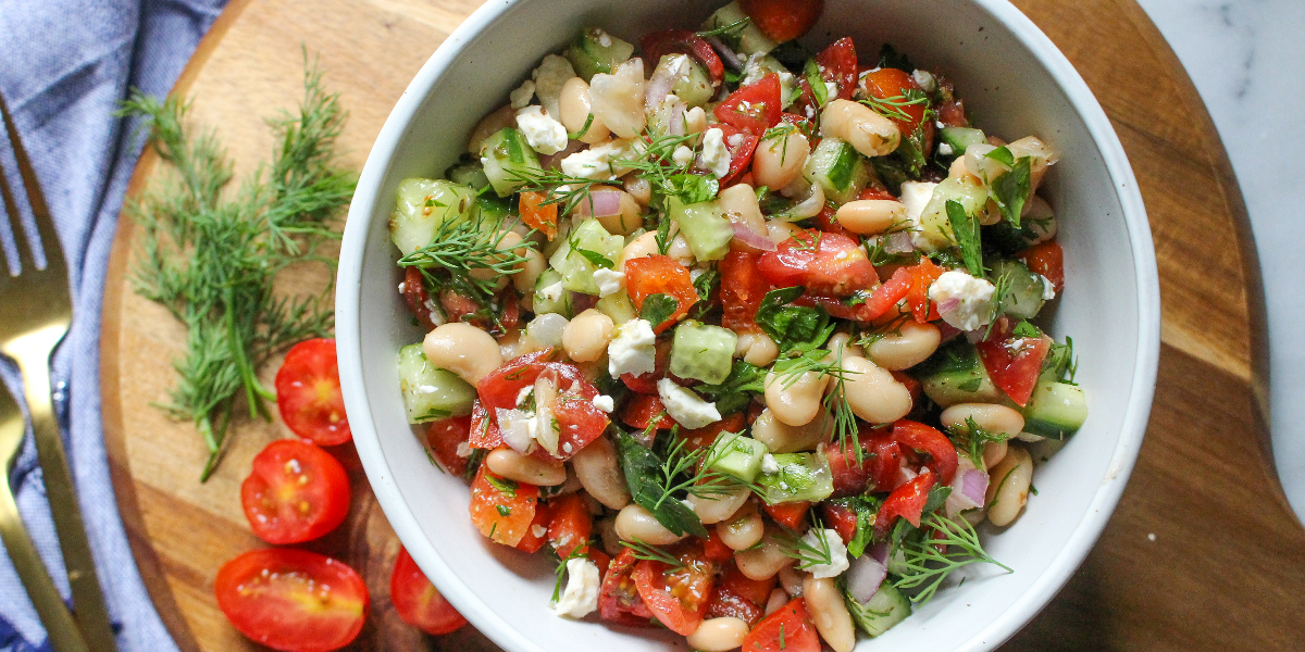 Mediterranean White Bean Salad