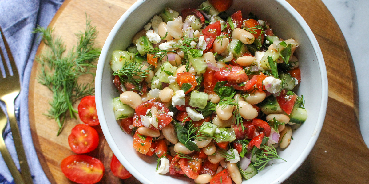 Mediterranean White Bean Salad