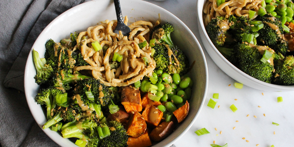 Roasted Broccoli and Sweet Potato