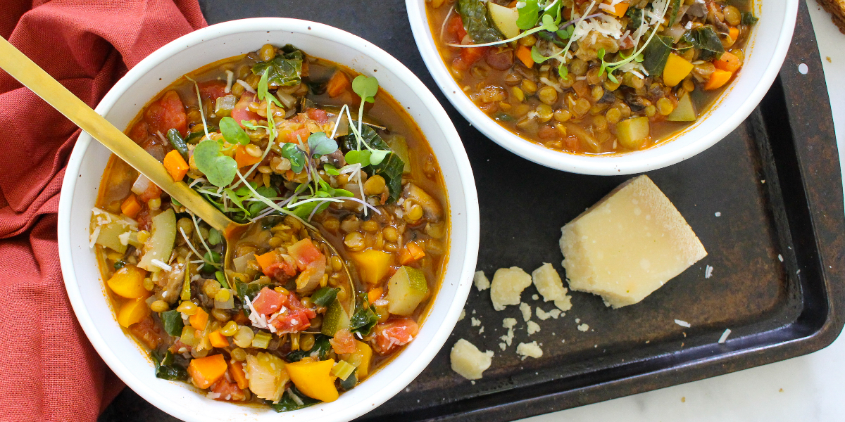 Vegetarian lentil soup