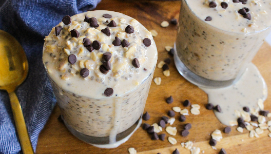 Wake Up to Chocolate Chip Cookie Overnight Oats