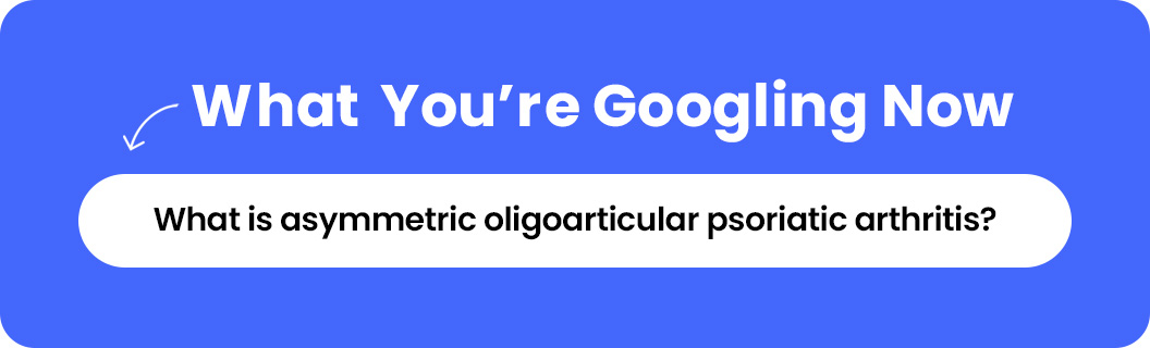 What is asymmetric oligoarticular psoriatic arthritis