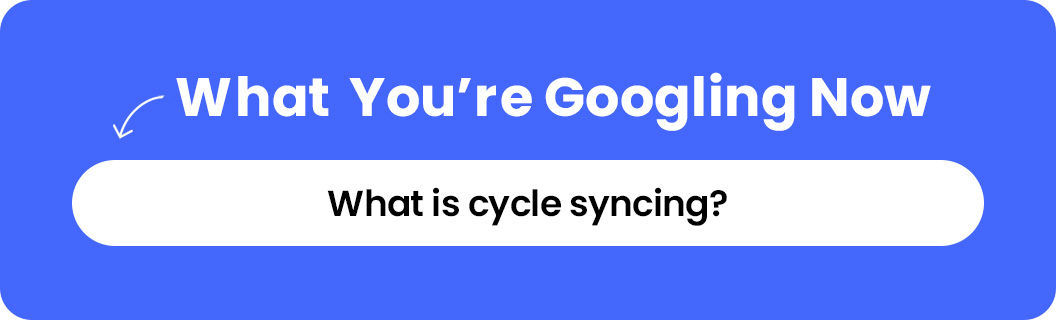 What is cycle syncing