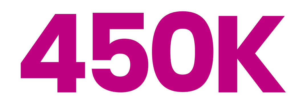 450K